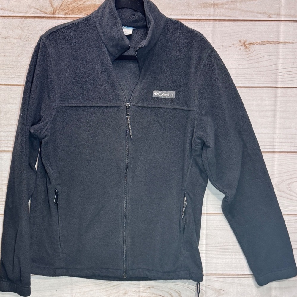 Columbia Mens Steens Mountain Full Zip Fleece Jacket Gray Size Medium